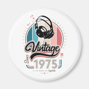 Imán Vintage desde audífonos de 1975