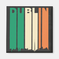 Vintage Dublin Cityscape