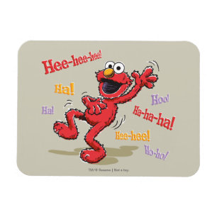 Imán ¡Vintage Elmo Hee-hee!