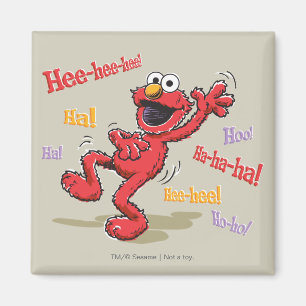 Imán ¡Vintage Elmo Hee-hee!