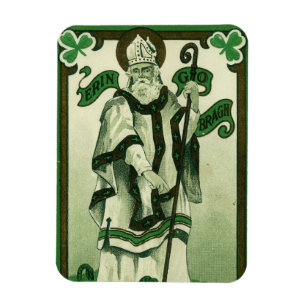 Imán Vintage - Erin Go Bragh - Felicitaciones de San Pa