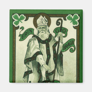 Imán Vintage - Erin Go Bragh - Felicitaciones de San Pa