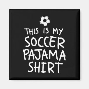 Imán Vintage Esta Es Mi Camiseta De Pijama De Fútbol Di