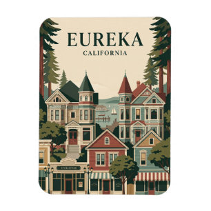 Imán Vintage Eureka California