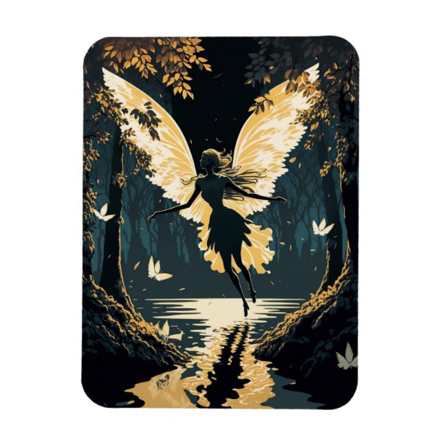 Imán Vintage Fairy (Vertical)