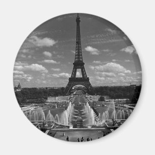 Imán Vintage France Paris Fontains Tower Eiffel