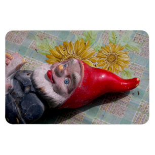 Imán Vintage Garden Gnome