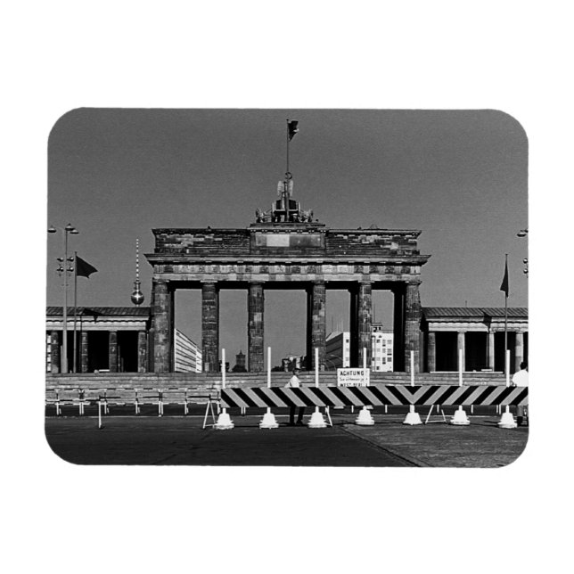 Imán Vintage Germany Berlín Brandenburg Gate (Horizontal)