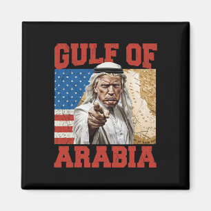 Imán Vintage Golfo Arábigo Est 2025 Retro Golfo De Arab