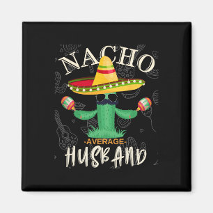 Imán Vintage gracioso diciendo que Nacho promedia famil