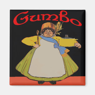 Imán Vintage Gumbo Cook