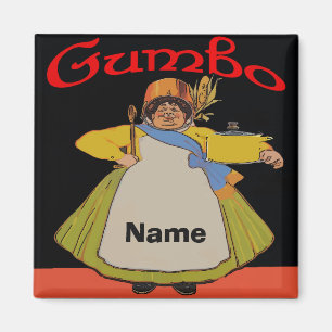 Imán Vintage Gumbo Cook