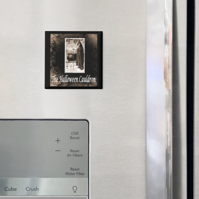 Imán Vintage Halloween Cauldron (In situ (nevera))