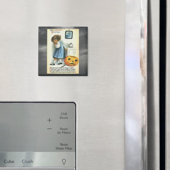 Imán Vintage Halloween Greetings (In situ (nevera))