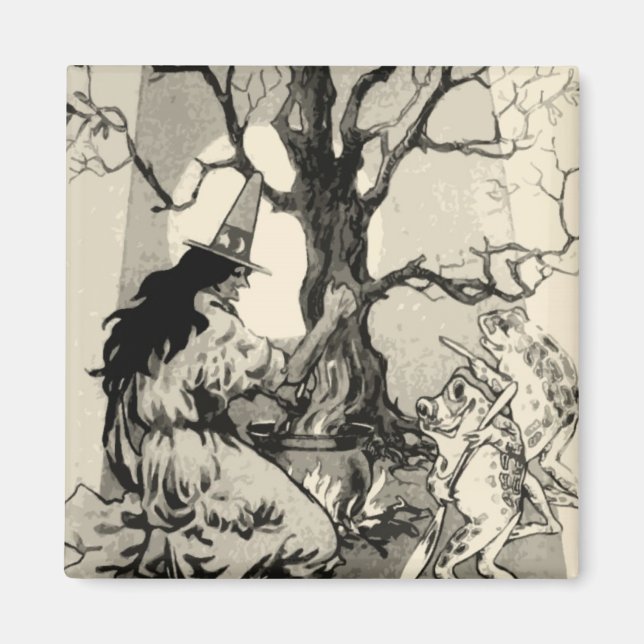 Imán Vintage Halloween Magnet (Frente)