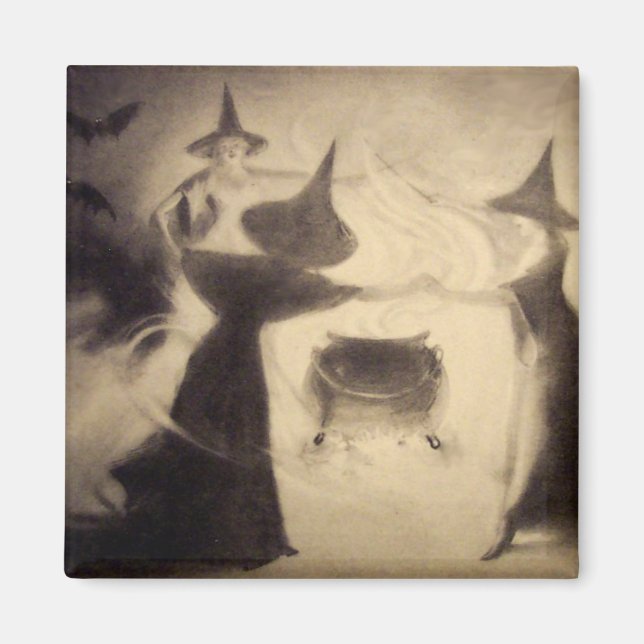 Imán Vintage Halloween Magnet (Frente)