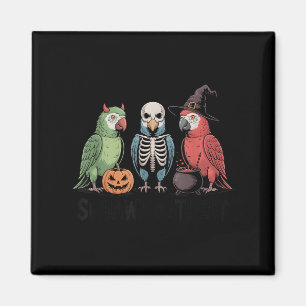 Imán Vintage Halloween Parrots Squawk O Trek Soky