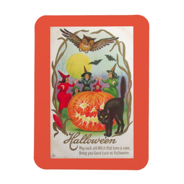 Imán Vintage Halloween Witness (Vertical)