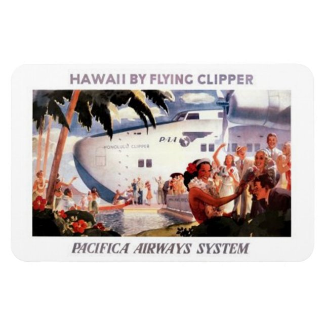 Imán Vintage Hawaii, EEUU - (Horizontal)