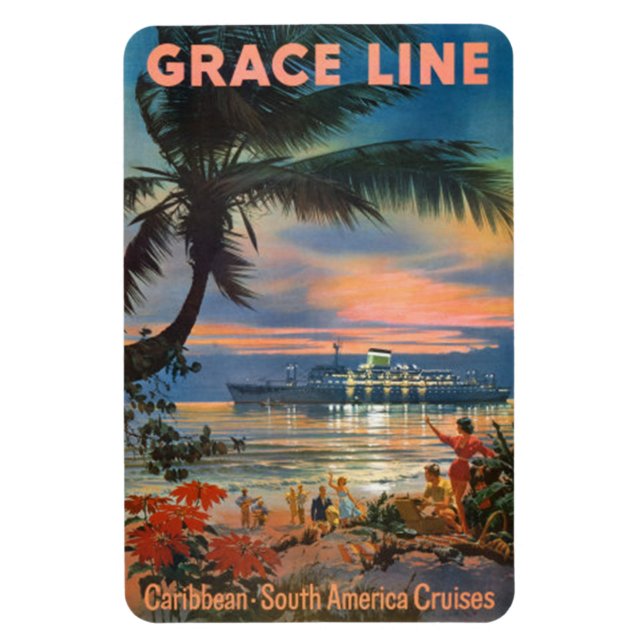 Imán Vintage Hawaii, EEUU - (Vertical)