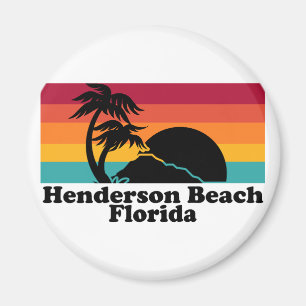 Imán Vintage Henderson Beach Florida