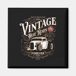 Imán Vintage Hotrods Usa Por Siempre Clic Nostalgia De