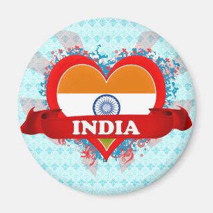Imán Vintage I Love India