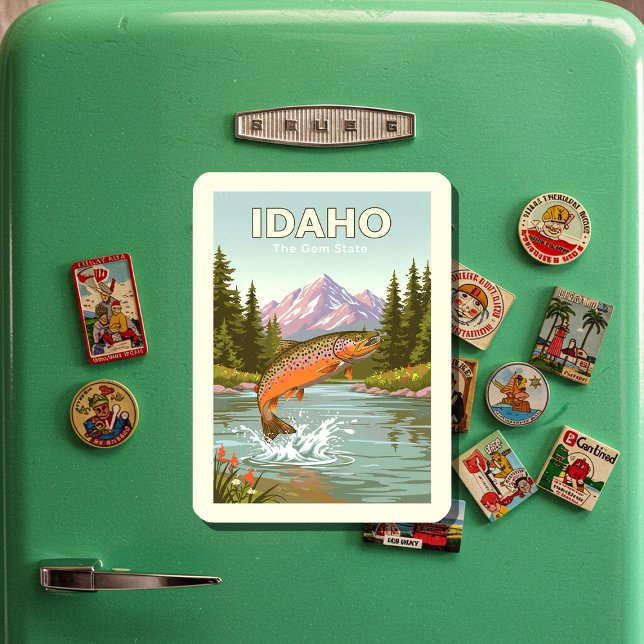 Imán Vintage Idaho (Subido por el creador)