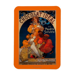 Imán Vintage ideal PosterEurope de Chocolat