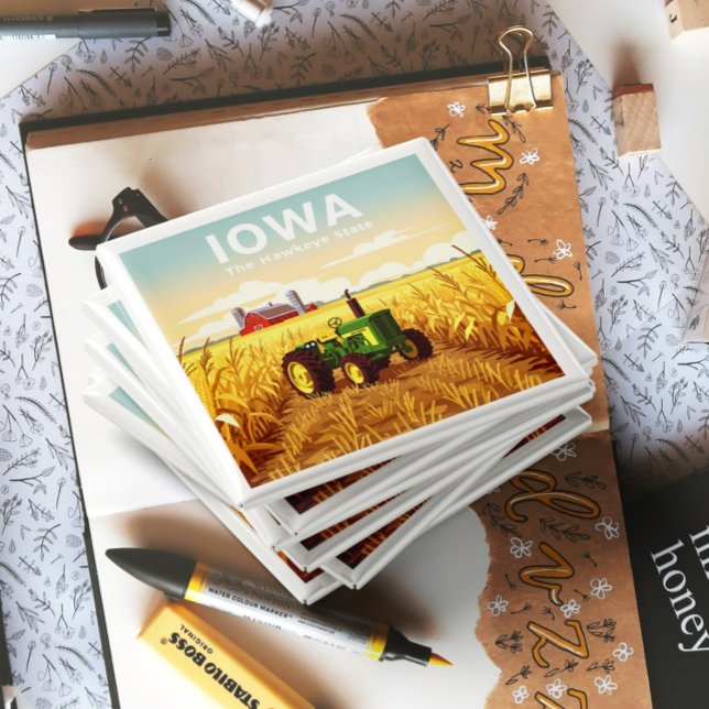 Imán Vintage Iowa (Subido por el creador)