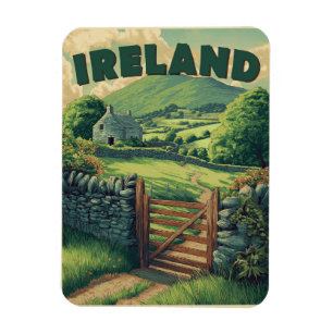 Imán Vintage Ireland Countryside
