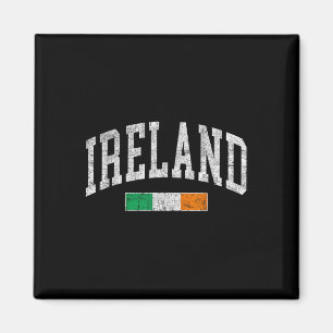 Imán Vintage Ireland Flag Irish Retro Throwback Mens Wo