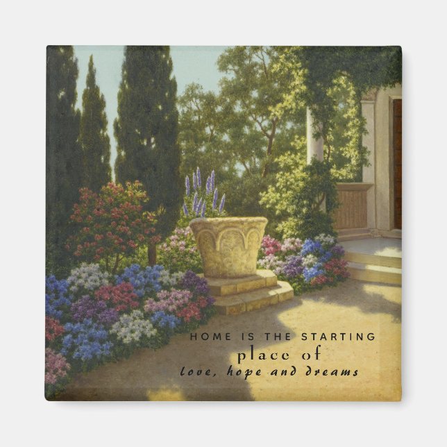 Imán Vintage Ivan Choultse Jardin Villa Cypris (Frente)