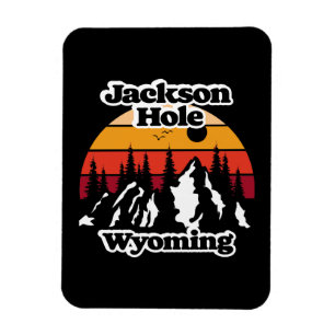 Imán Vintage Jackson Hole Wyoming