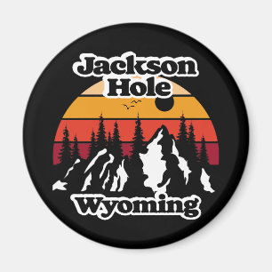 Imán Vintage Jackson Hole Wyoming