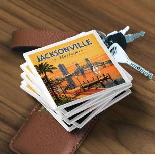 Imán Vintage Jacksonville Florida