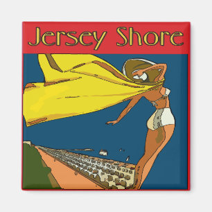 Imán Vintage Jersey Shore