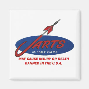 Imán Vintage Lawn Jarts Magnet