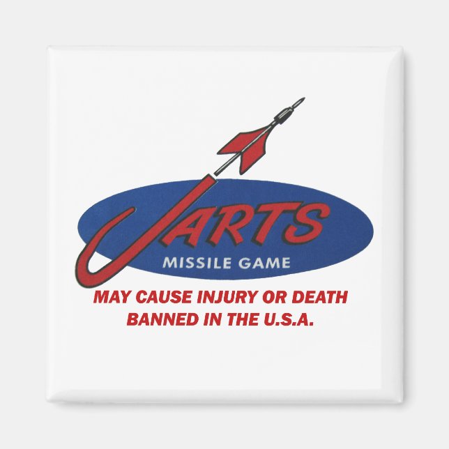 Imán Vintage Lawn Jarts Magnet (Frente)