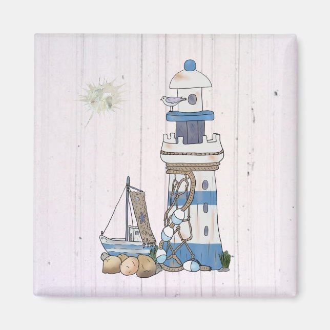 Imán Vintage Leuchtturm (Frente)