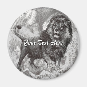 Imán Vintage Lion Magnet
