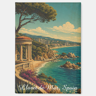 Imán Vintage Lloret de Mar España Viajes Verano