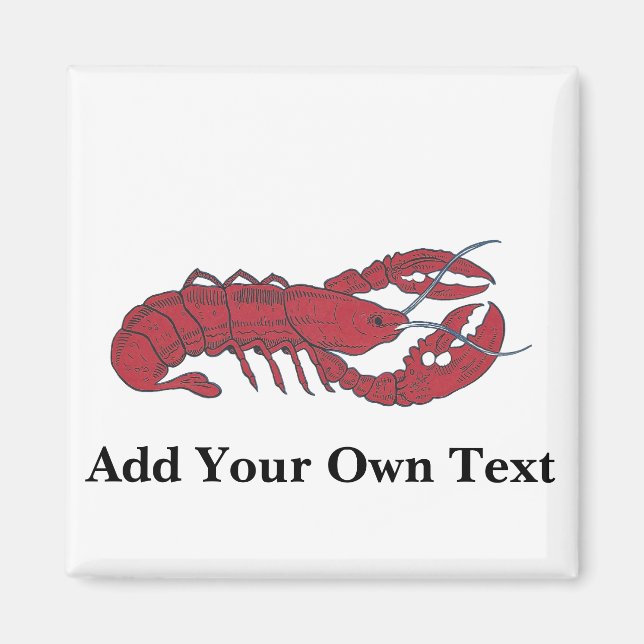 Imán Vintage Lobster (Frente)
