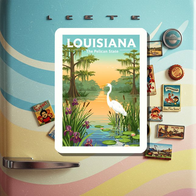 Imán Vintage Louisiana (Subido por el creador)