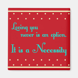 Imán Vintage Love Quotes Magnet