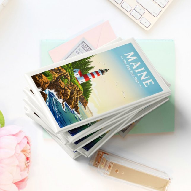 Imán Vintage Maine (Subido por el creador)