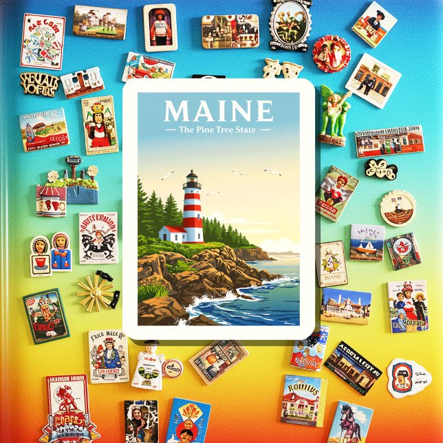 Imán Vintage Maine (Subido por el creador)
