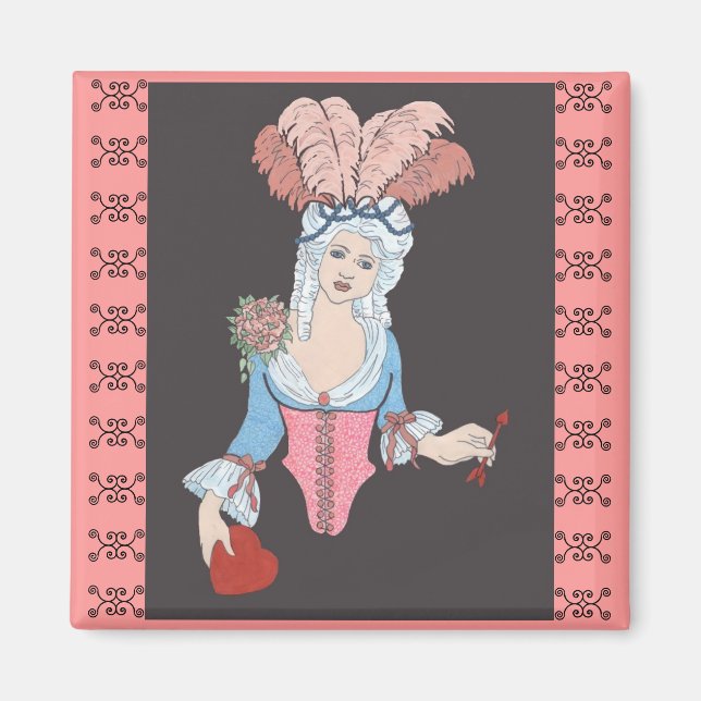 Imán Vintage Marie (Frente)