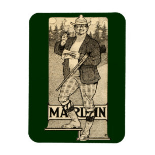 Imán Vintage Marlin Firearms Shotgun Home Office Magnet
