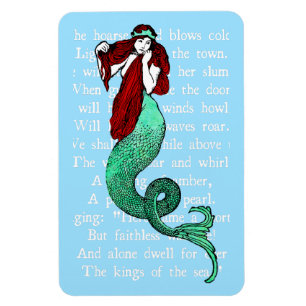 Imán Vintage Mermaid Magnet